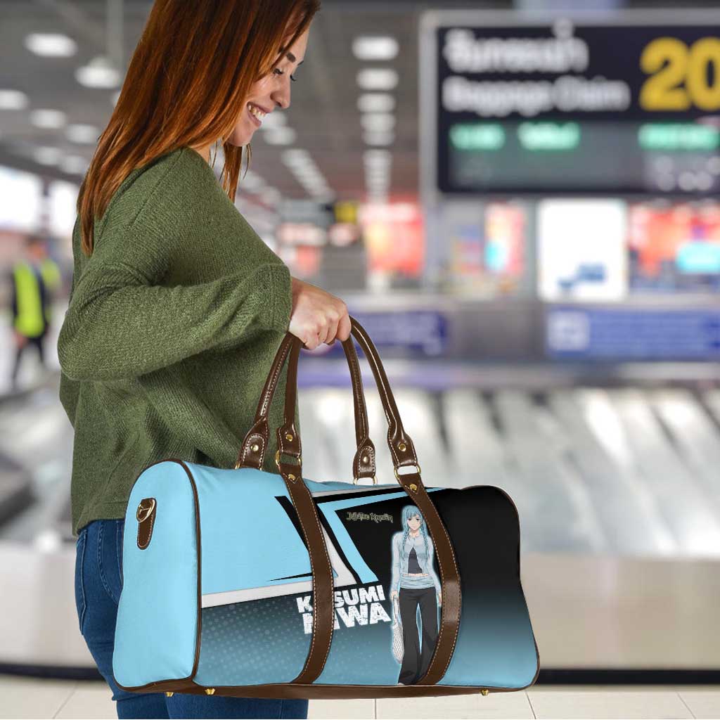 Kasumi Miwa Travel Bag Blue Gradient Anime Style