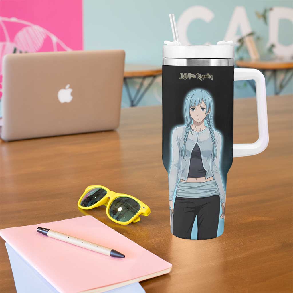 Kasumi Miwa Tumbler With Handle Blue Gradient Anime Style