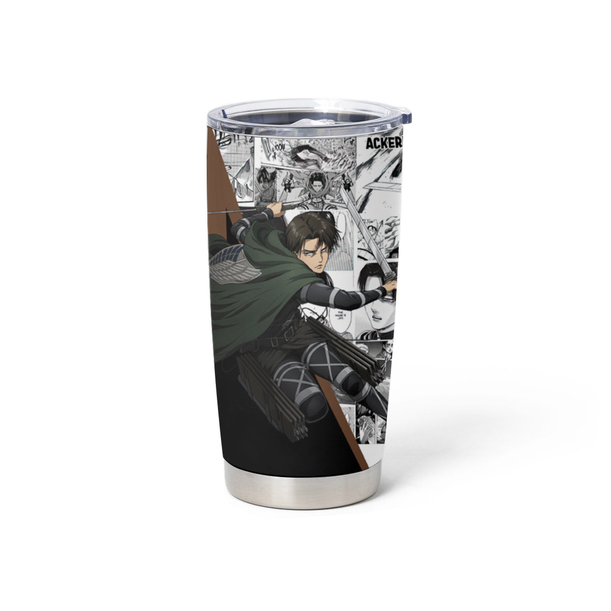 Levi Ackerman - Manga Style Tumbler Cup