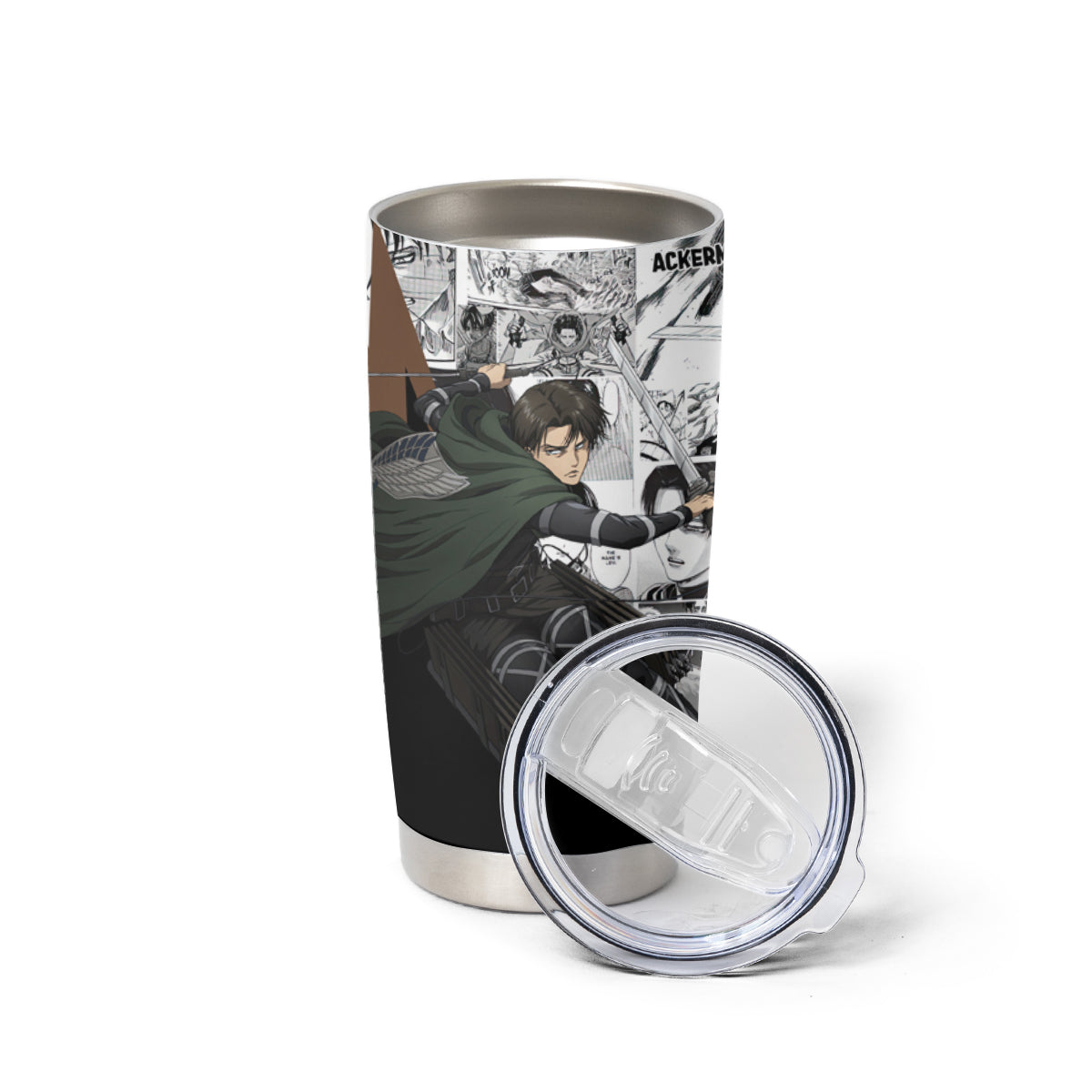 Levi Ackerman - Manga Style Tumbler Cup