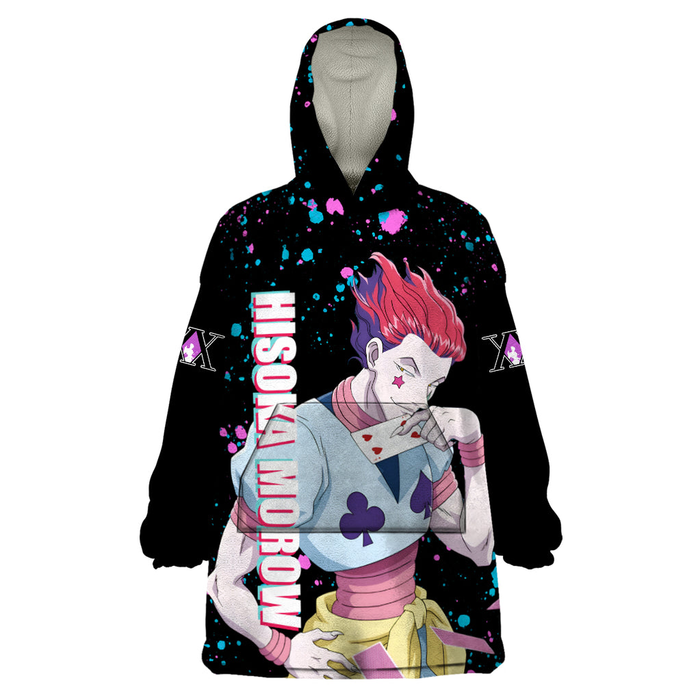 Hisoka Morow Wearable Blanket Hoodie Hunter X Hunter