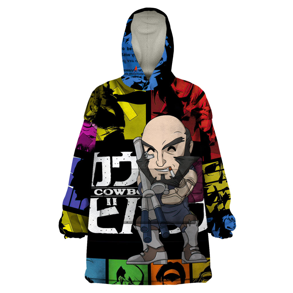 Black Jet Wearable Blanket Hoodie