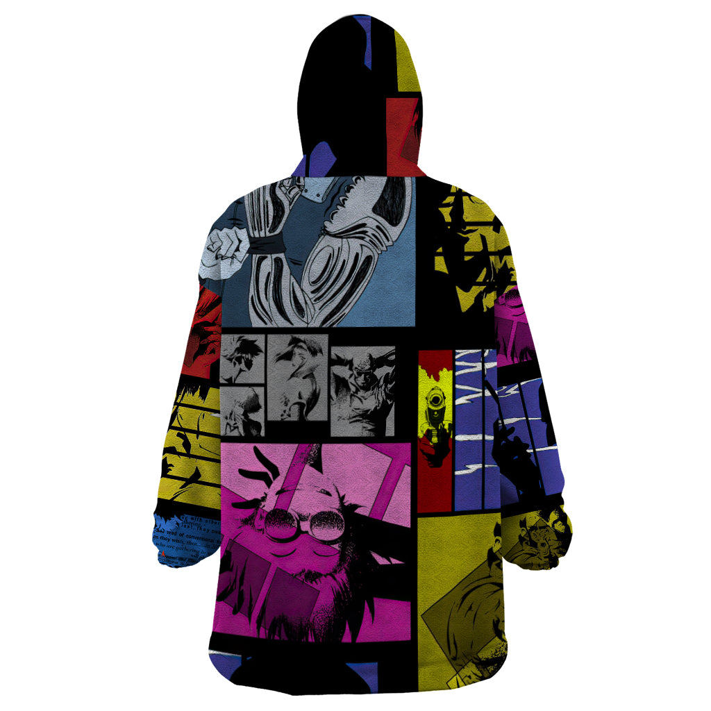 Black Jet Wearable Blanket Hoodie