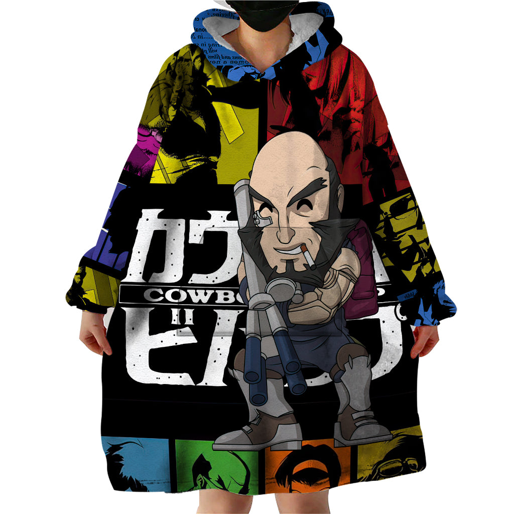 Black Jet Wearable Blanket Hoodie