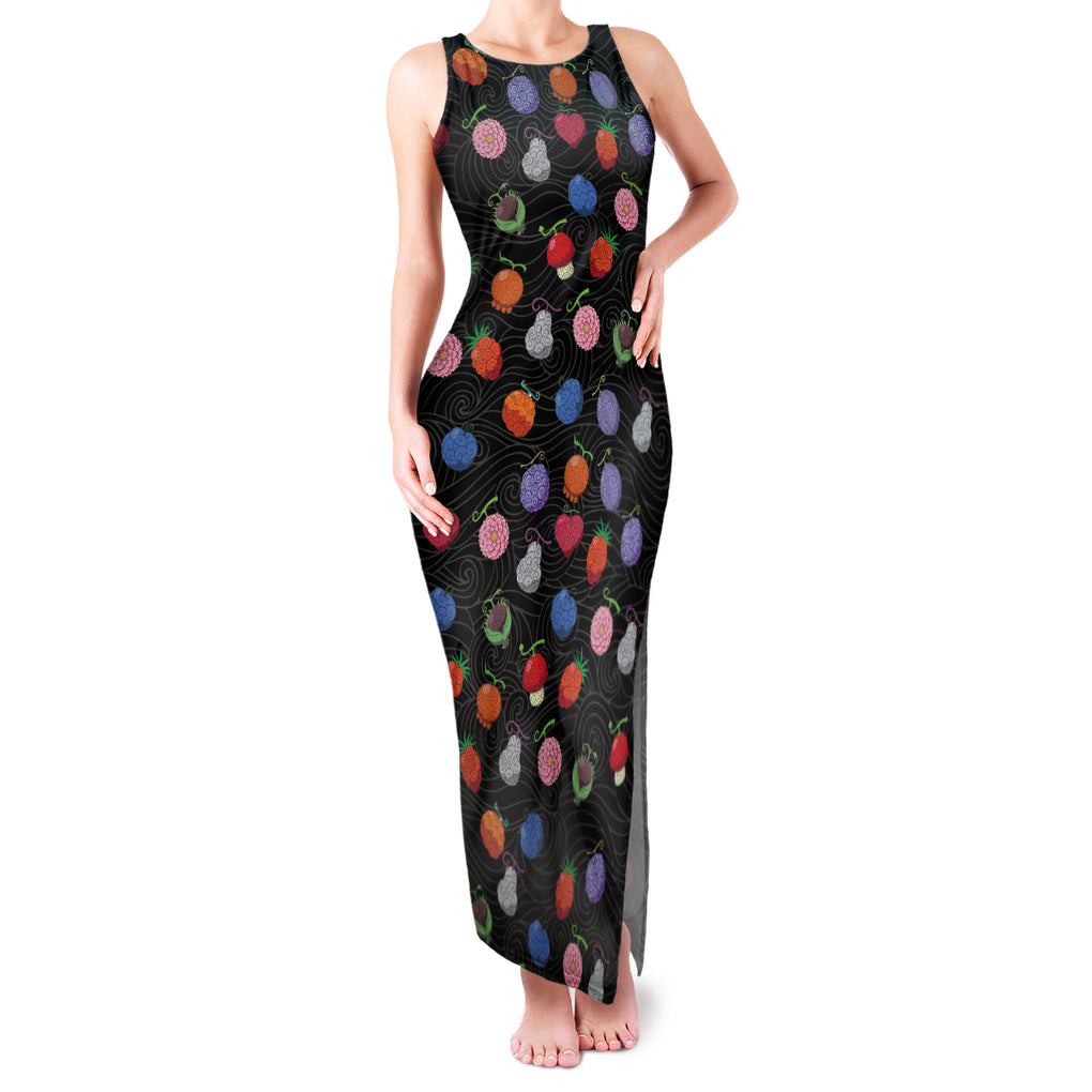 Devil Fruits Family Matching Tank Maxi Dress and Hawaiian Shirt One Piece