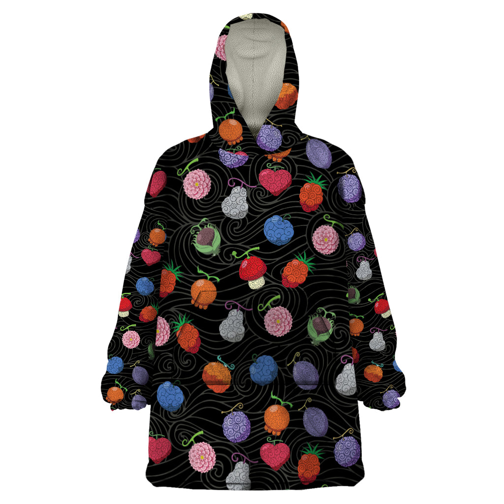 Devil Fruits Wearable Blanket Hoodie One Piece
