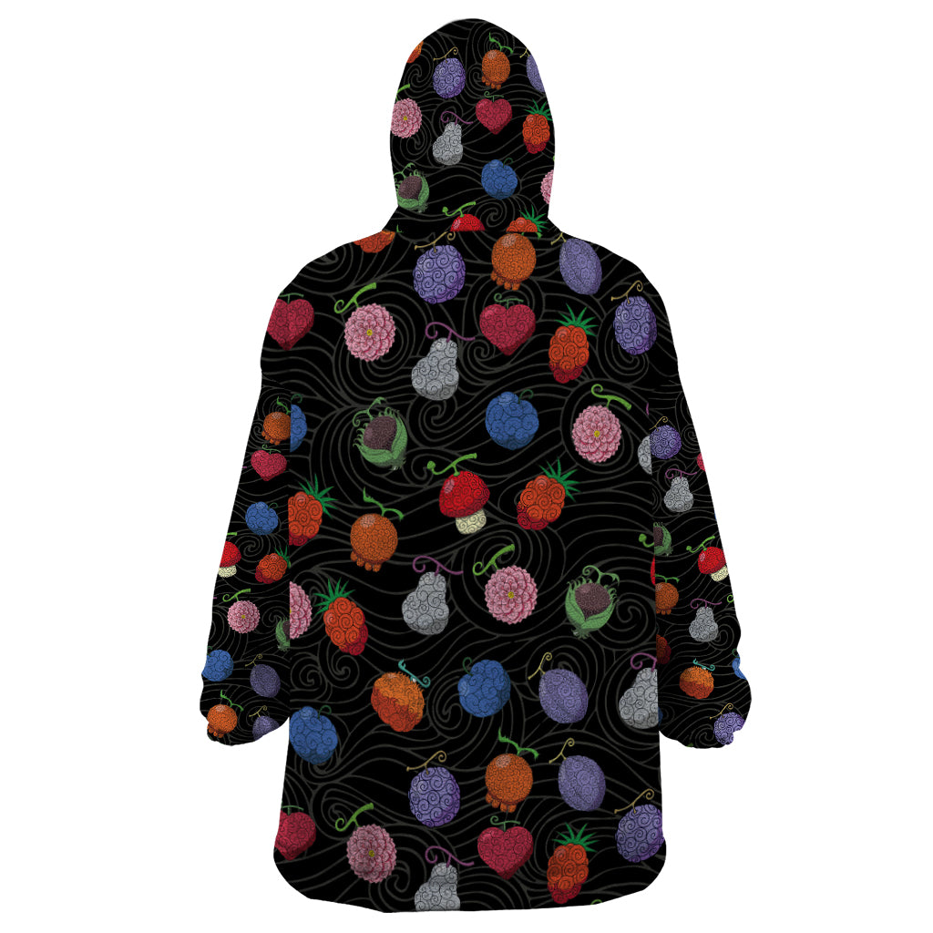 Devil Fruits Wearable Blanket Hoodie One Piece