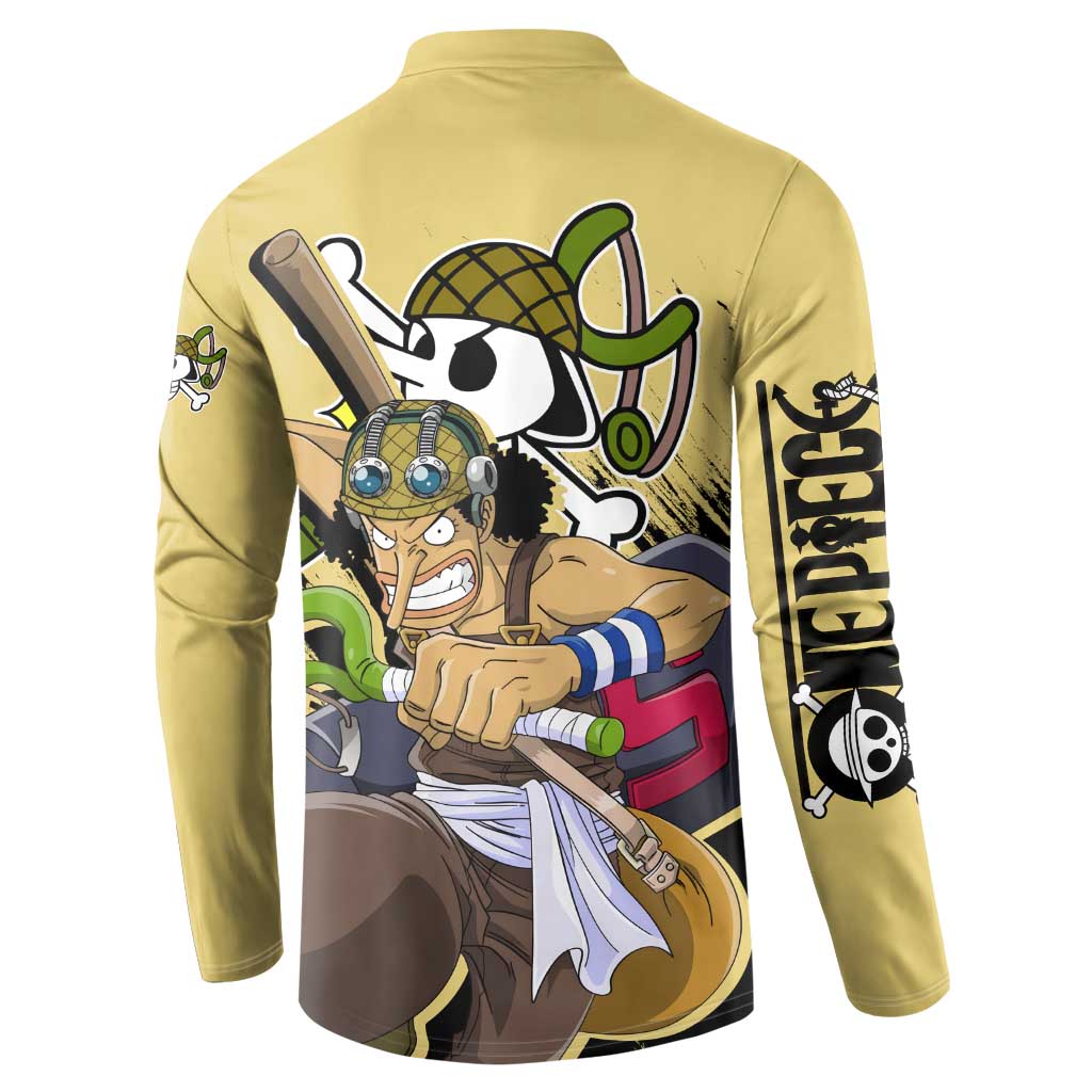 Usopp - One Piece Button Sweatshirt Anime Style