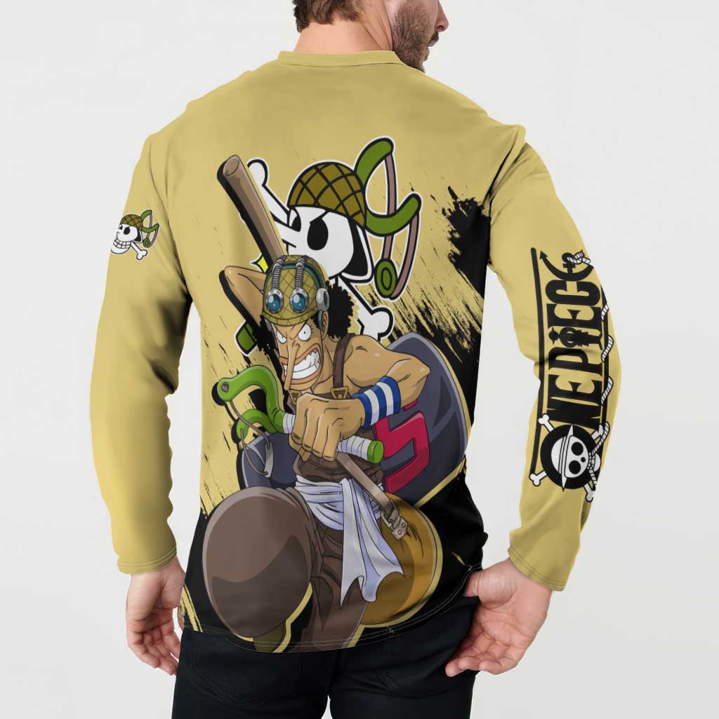 Usopp - One Piece Button Sweatshirt Anime Style