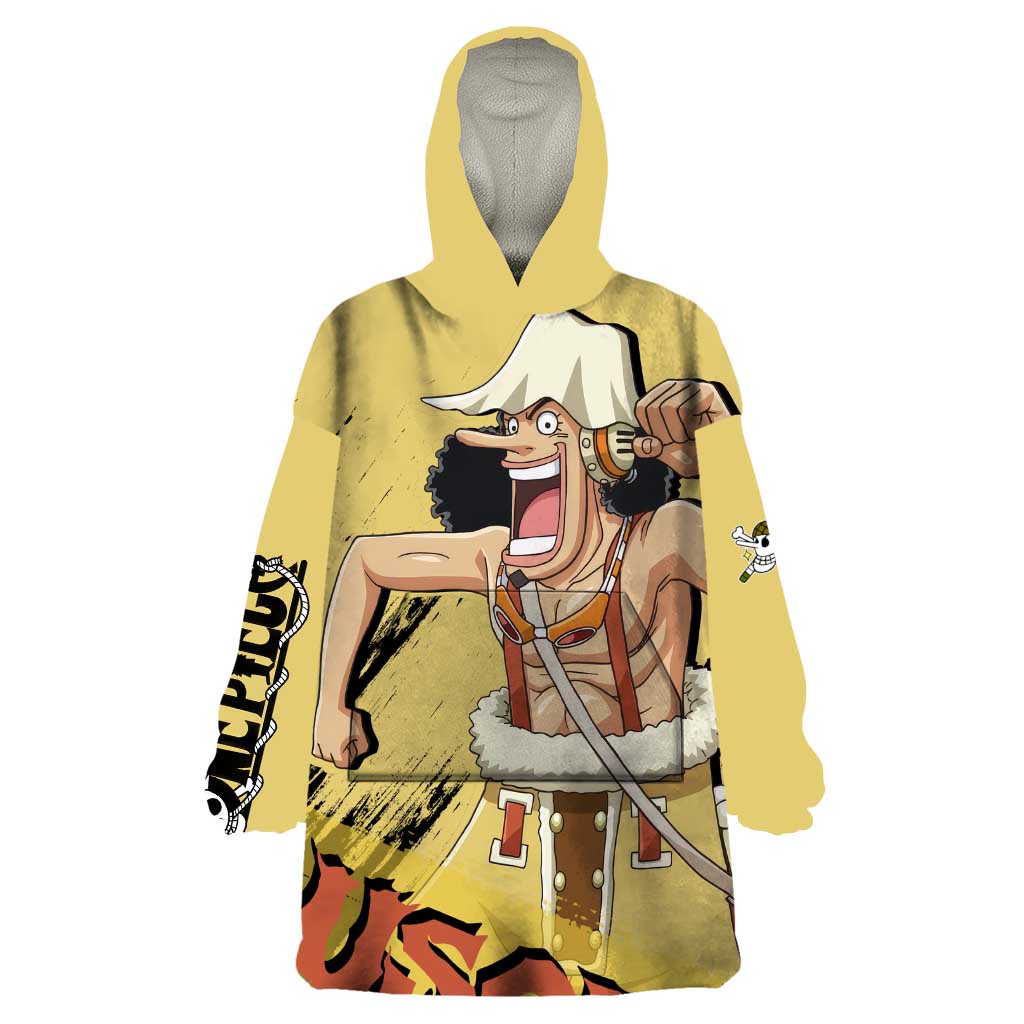 Usopp - One Piece Wearable Blanket Hoodie Anime Style