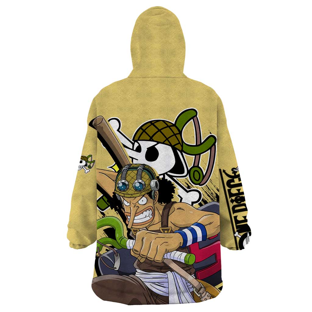 Usopp - One Piece Wearable Blanket Hoodie Anime Style