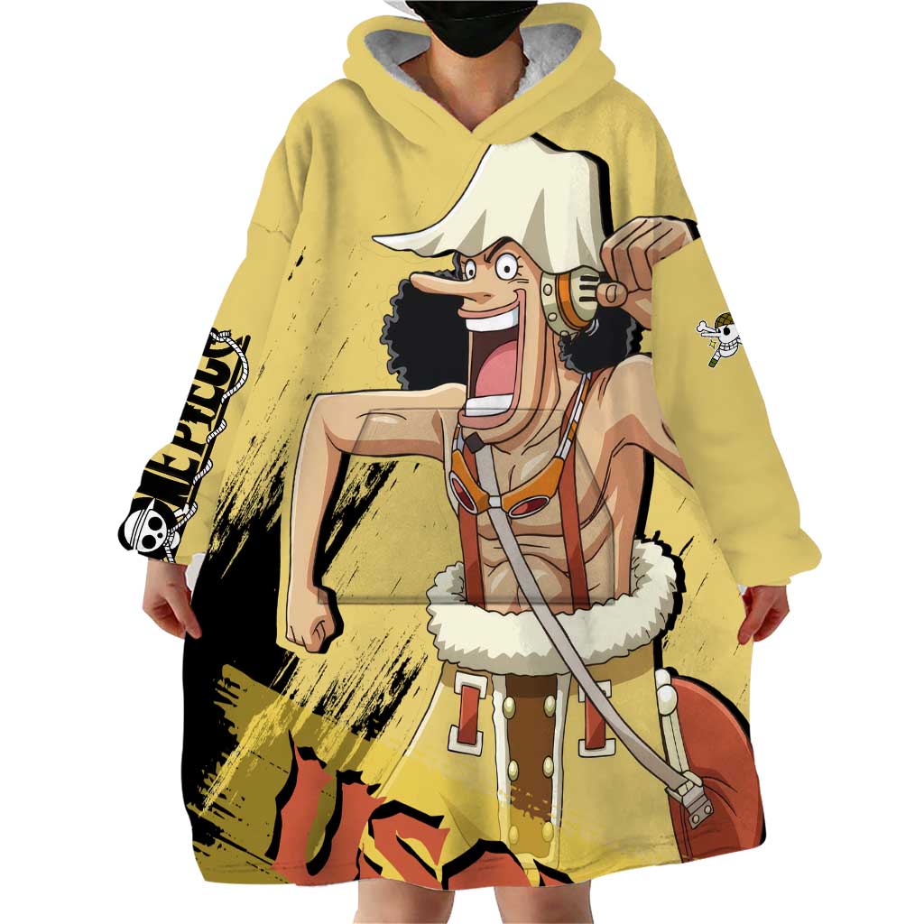 Usopp - One Piece Wearable Blanket Hoodie Anime Style