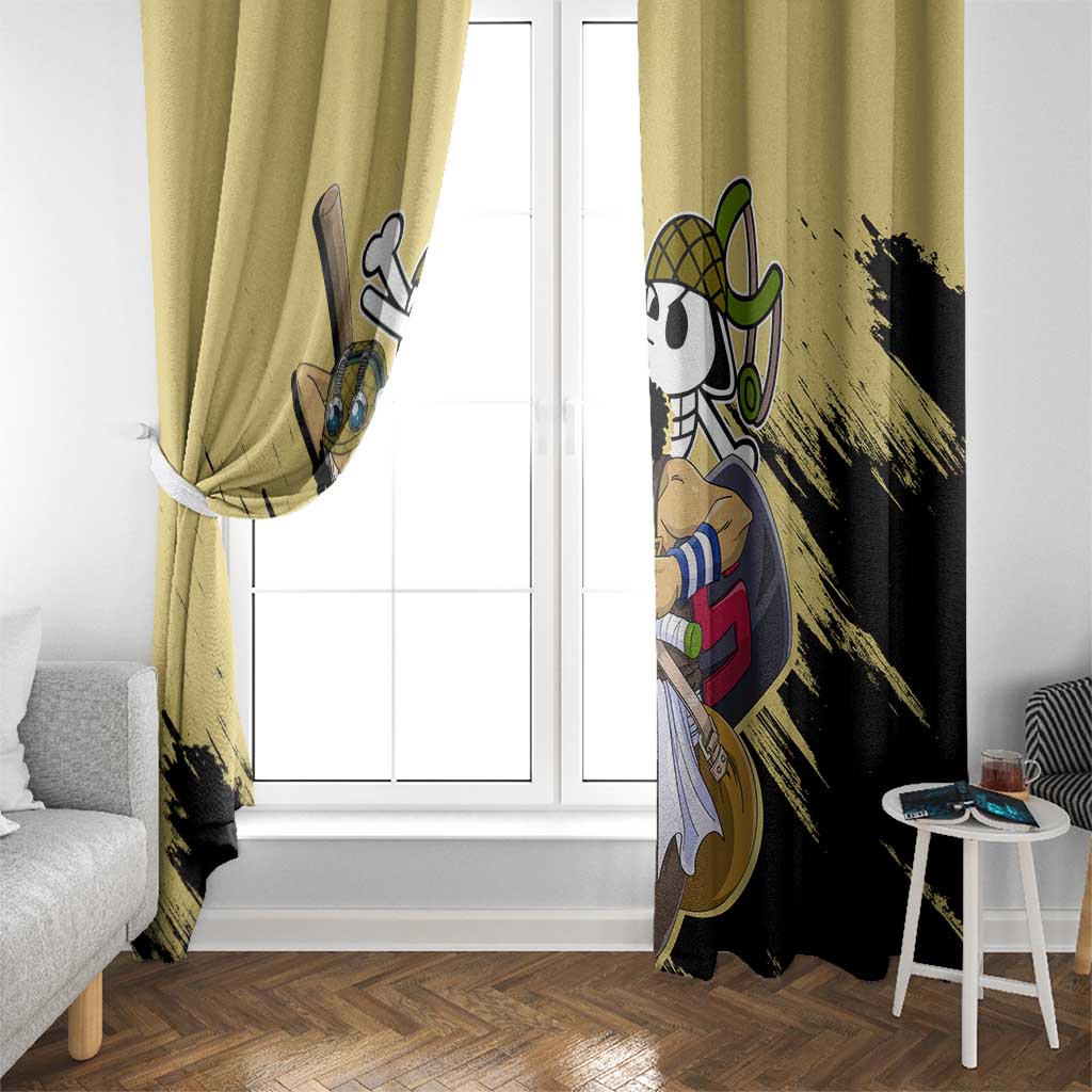 Usopp - One Piece Window Curtain Anime Style