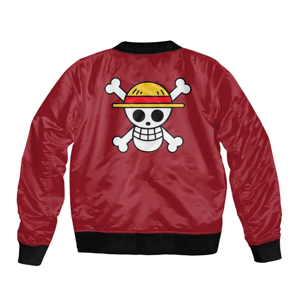 Monkey D. Luffy - One Piece Bomber Jacket Anime Uniform Style