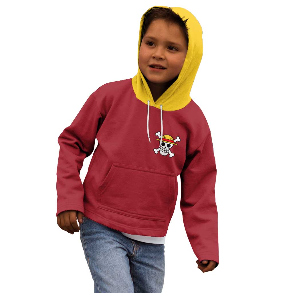 Monkey D. Luffy - One Piece Kid Hoodie Anime Uniform Style