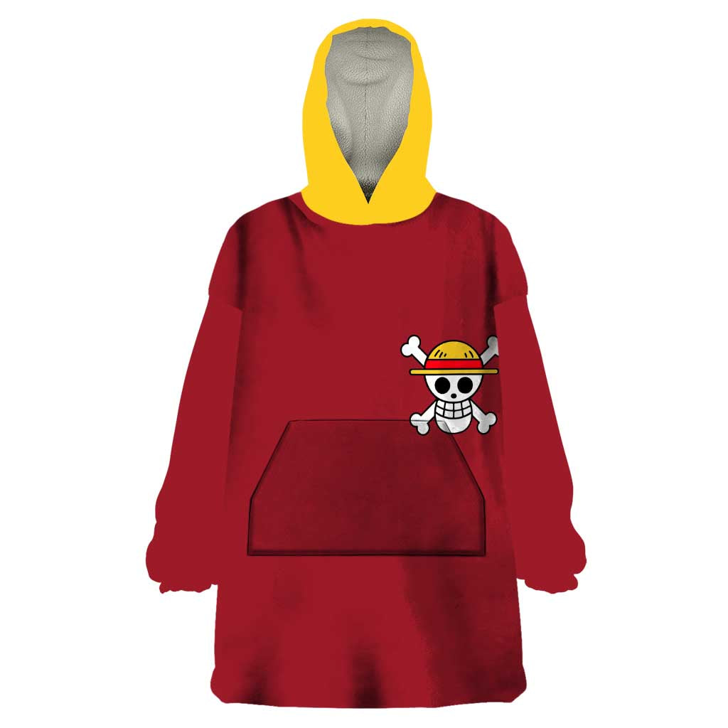Monkey D. Luffy - One Piece Wearable Blanket Hoodie Anime Uniform Style