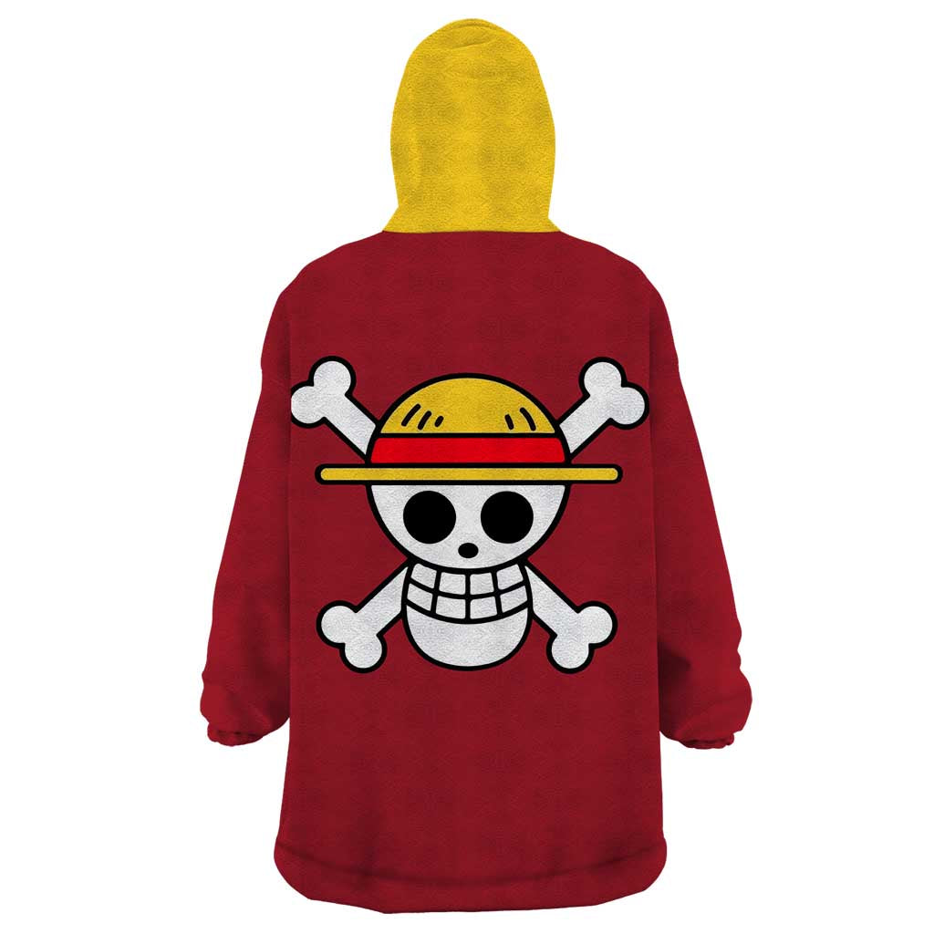 Monkey D. Luffy - One Piece Wearable Blanket Hoodie Anime Uniform Style