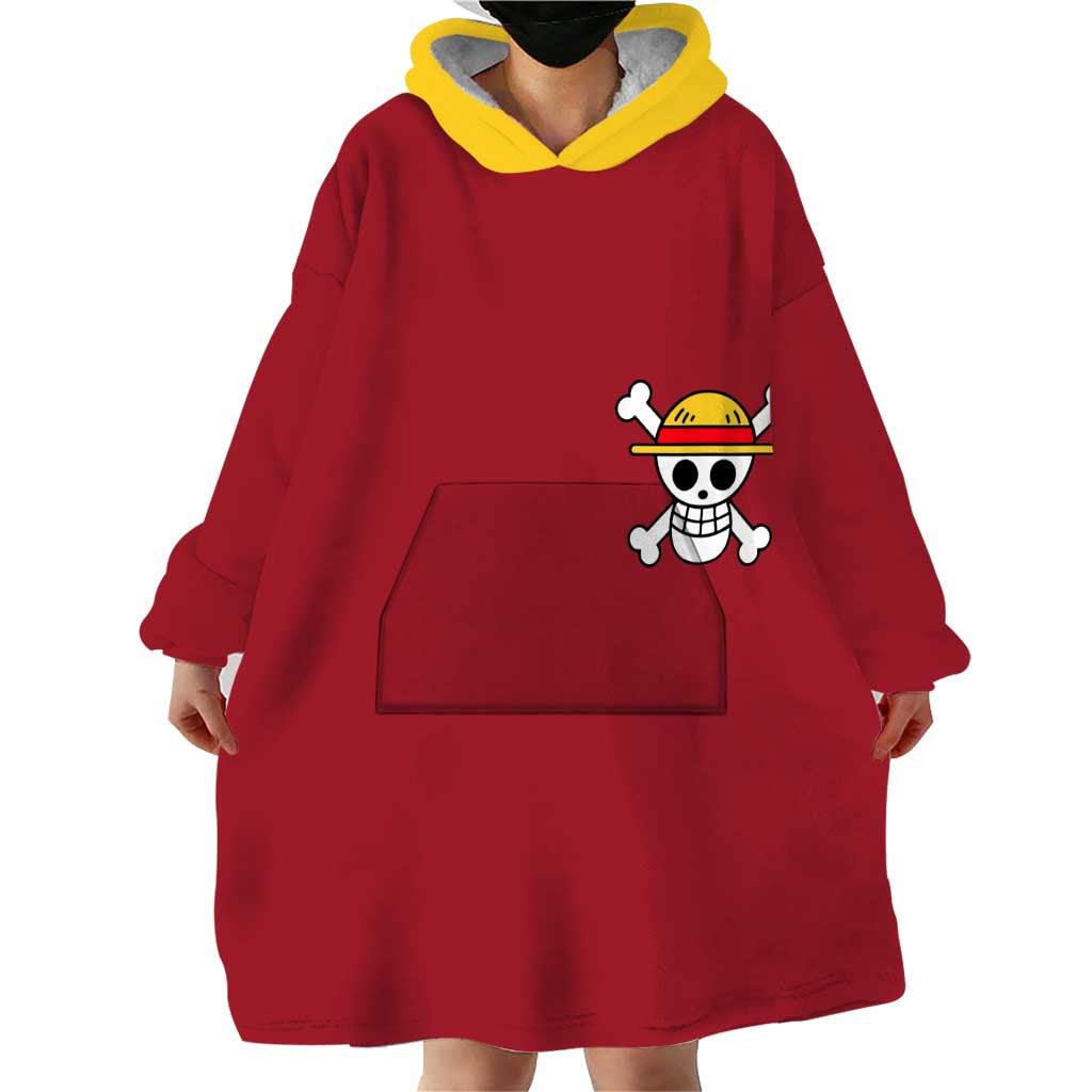 Monkey D. Luffy - One Piece Wearable Blanket Hoodie Anime Uniform Style