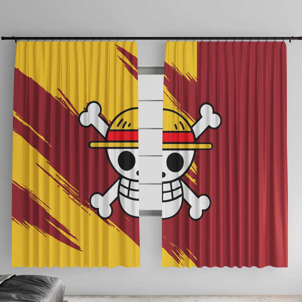 Monkey D. Luffy - One Piece Window Curtain Anime Uniform Style