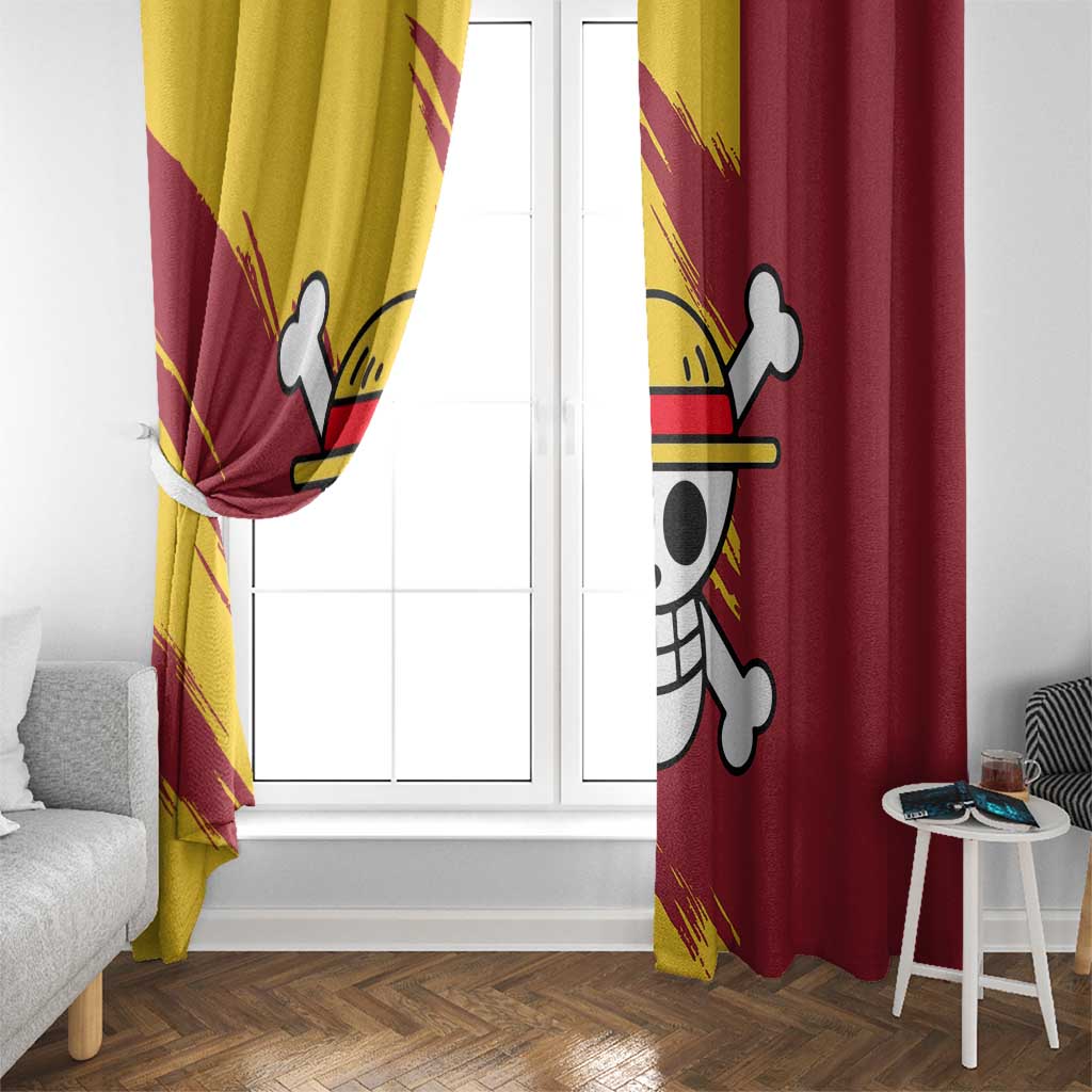 Monkey D. Luffy - One Piece Window Curtain Anime Uniform Style