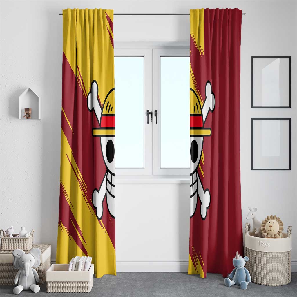 Monkey D. Luffy - One Piece Window Curtain Anime Uniform Style