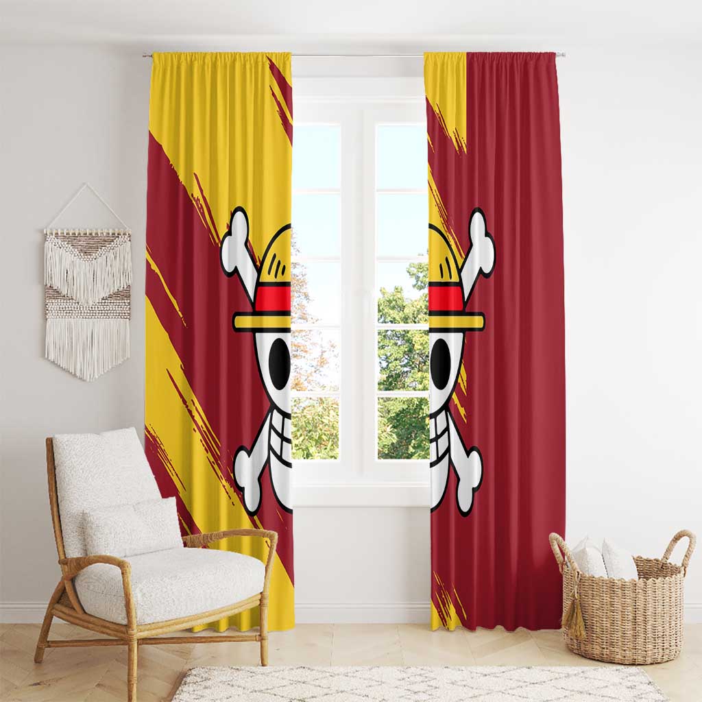 Monkey D. Luffy - One Piece Window Curtain Anime Uniform Style