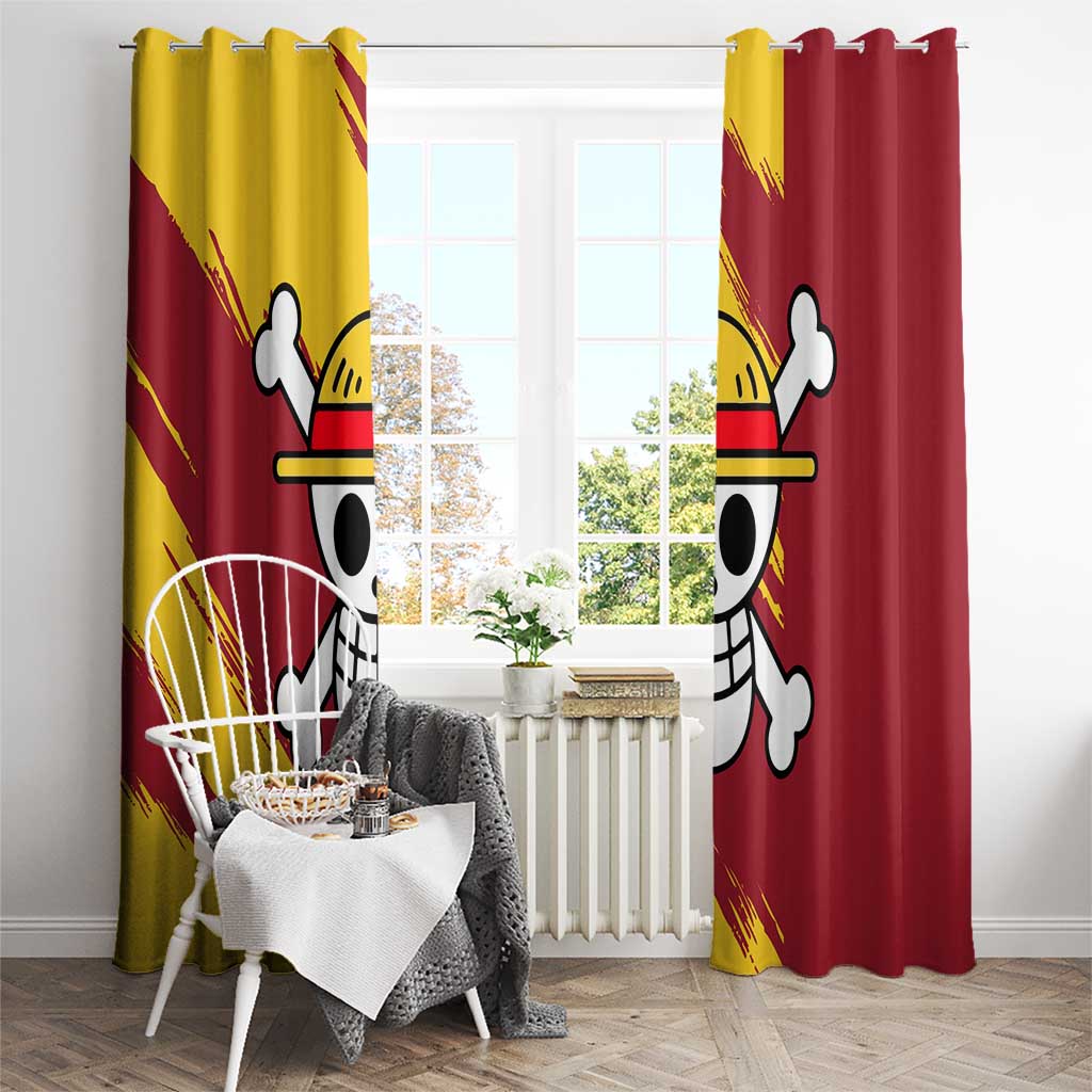 Monkey D. Luffy - One Piece Window Curtain Anime Uniform Style