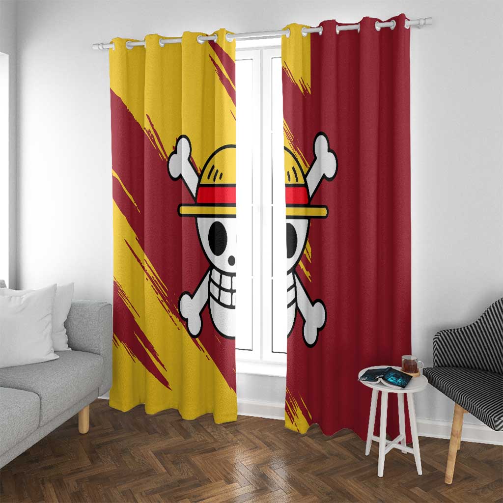 Monkey D. Luffy - One Piece Window Curtain Anime Uniform Style