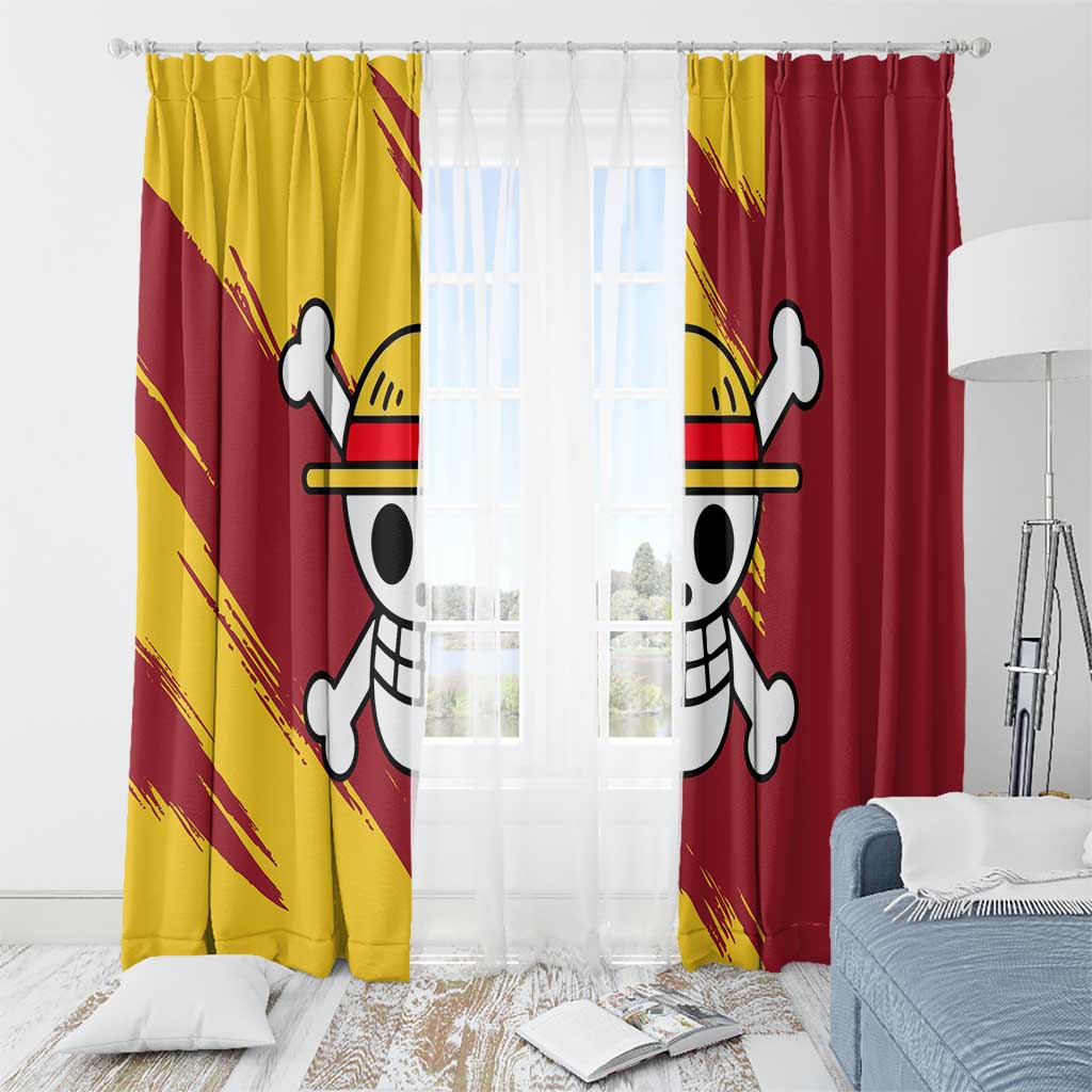 Monkey D. Luffy - One Piece Window Curtain Anime Uniform Style