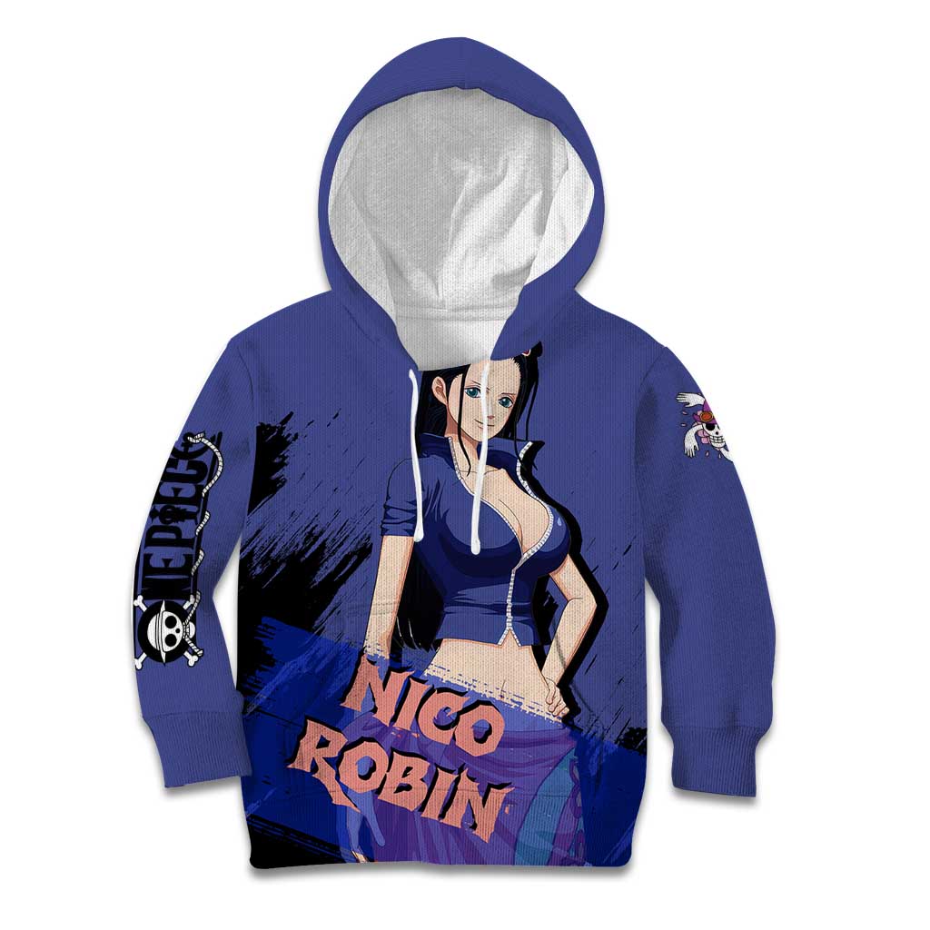 Nico Robin - One Piece Kid Hoodie Anime Style