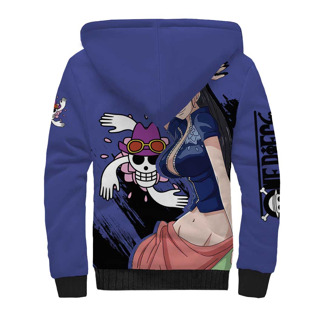 Nico Robin - One Piece Sherpa Hoodie Anime Style