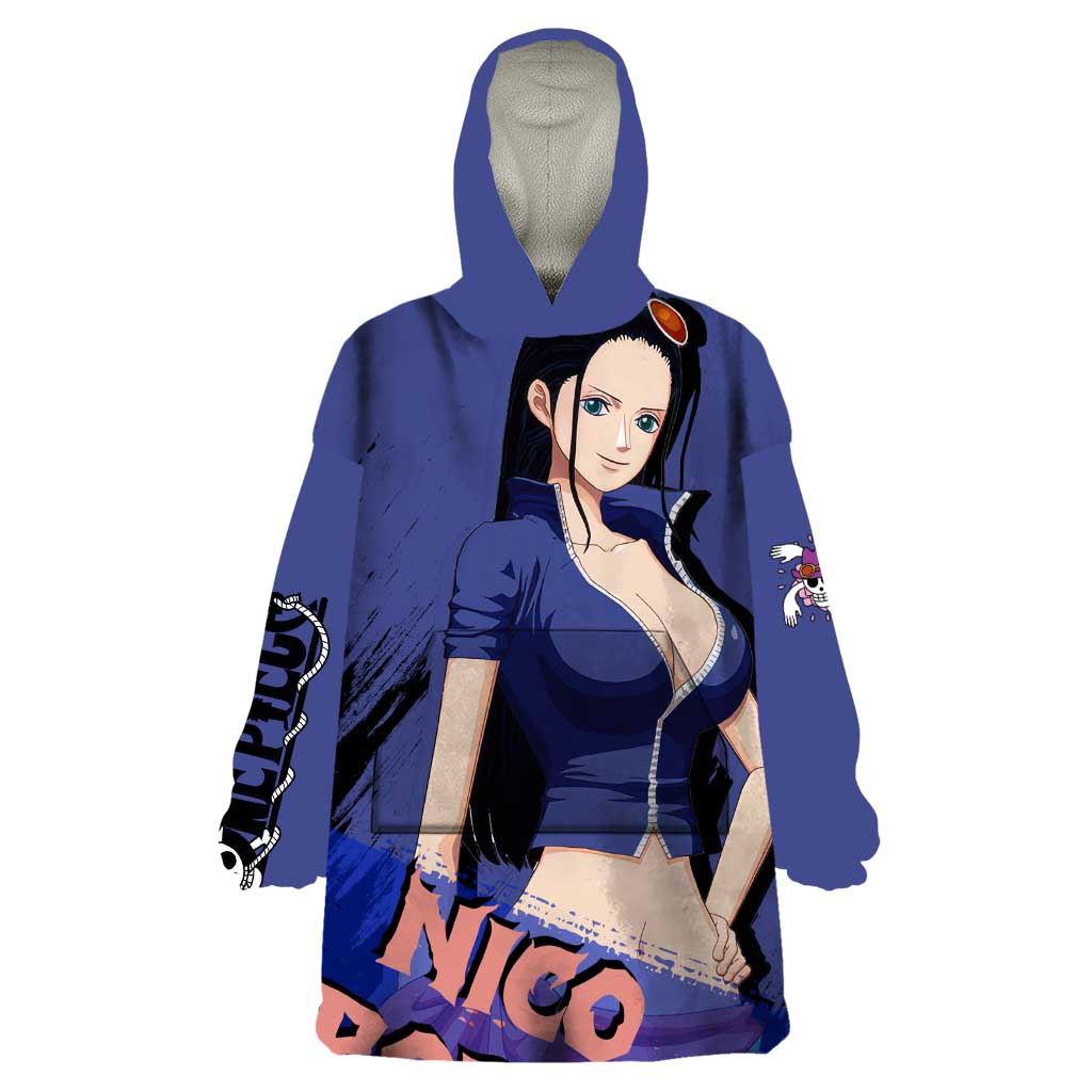 Nico Robin - One Piece Wearable Blanket Hoodie Anime Style