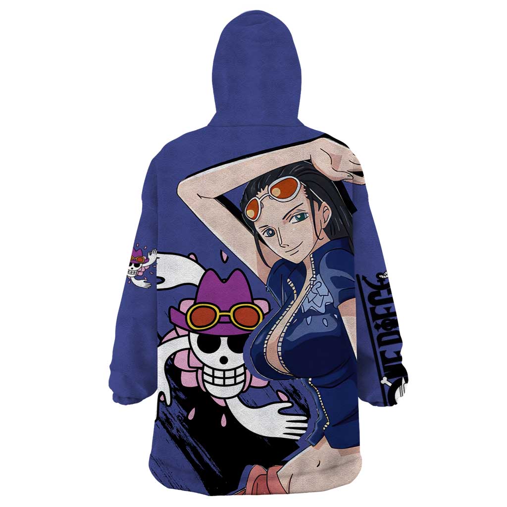Nico Robin - One Piece Wearable Blanket Hoodie Anime Style