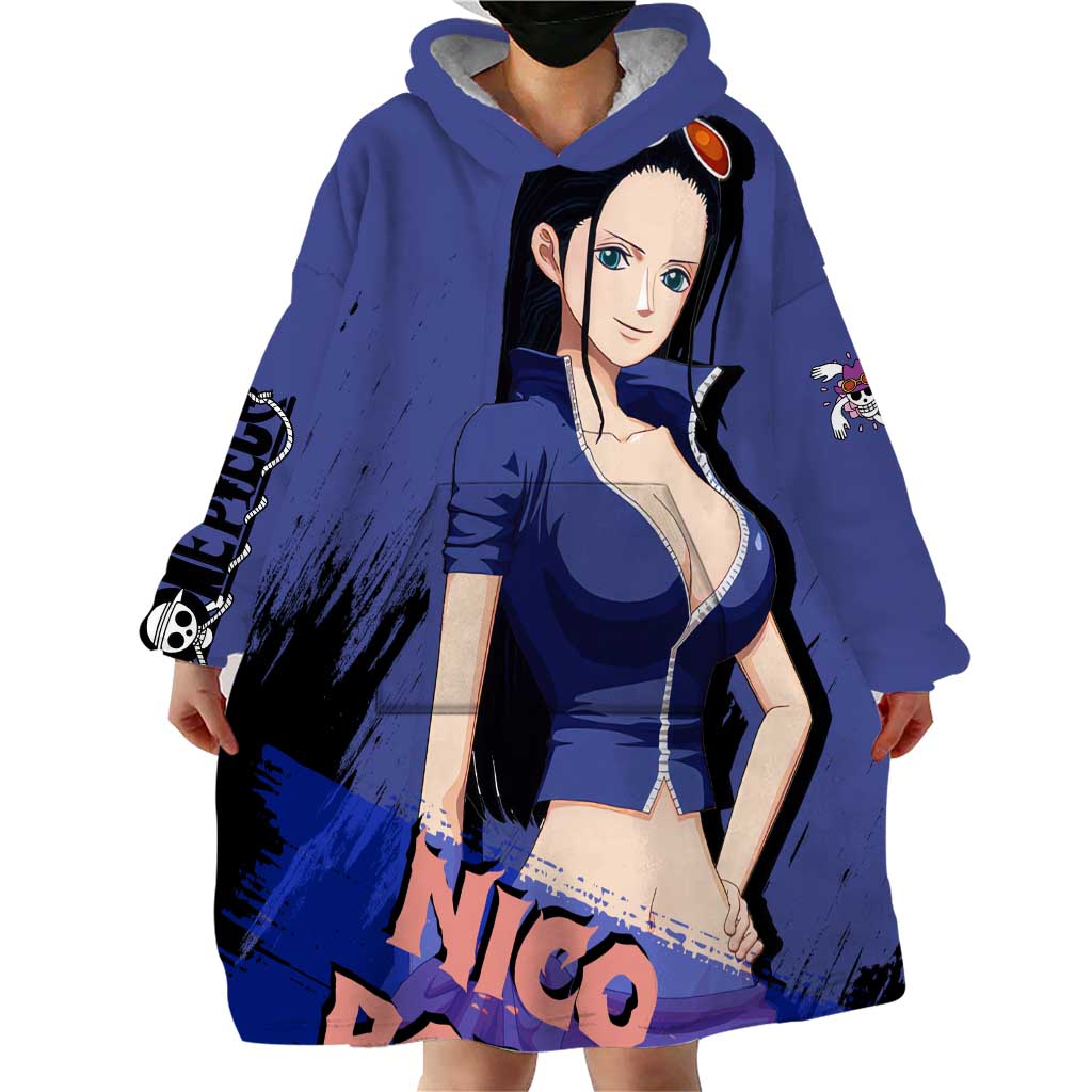 Nico Robin - One Piece Wearable Blanket Hoodie Anime Style