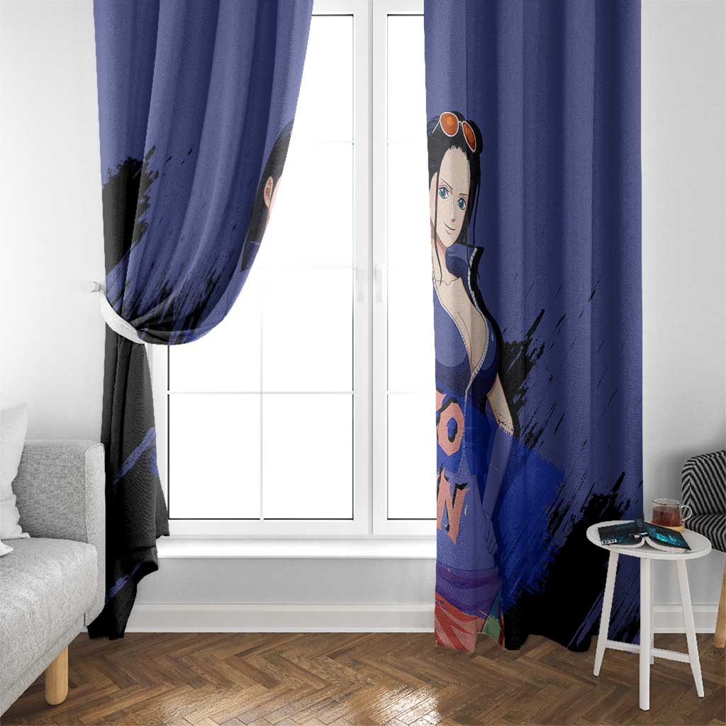 Nico Robin - One Piece Window Curtain Anime Style