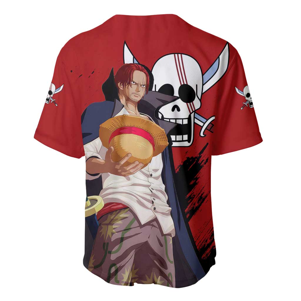 Emperor - Shank - One Piece Baseball Jersey Anime Style