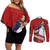 Emperor - Shank - One Piece Couples Matching Off Shoulder Short Dress and Long Sleeve Button Shirt Anime Style