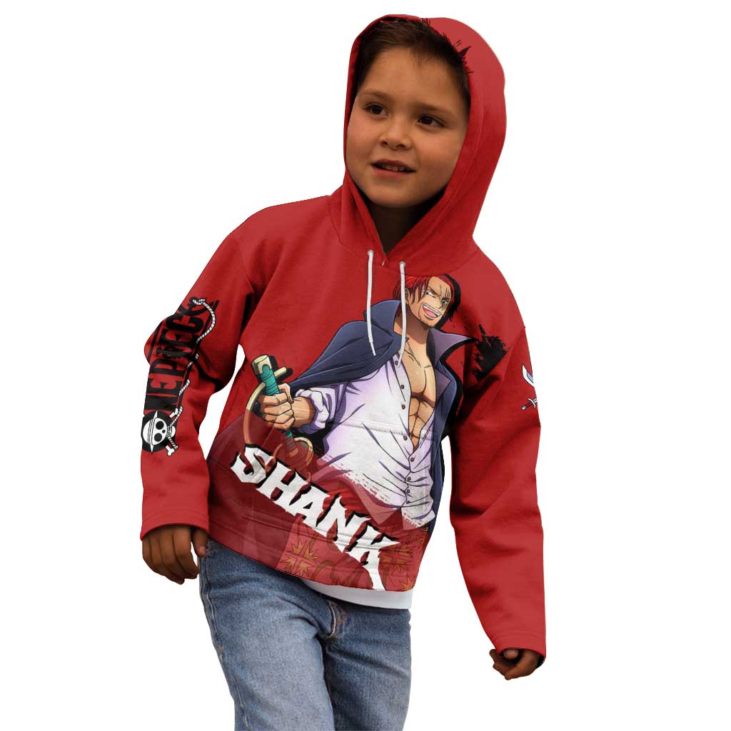 Emperor - Shank - One Piece Kid Hoodie Anime Style