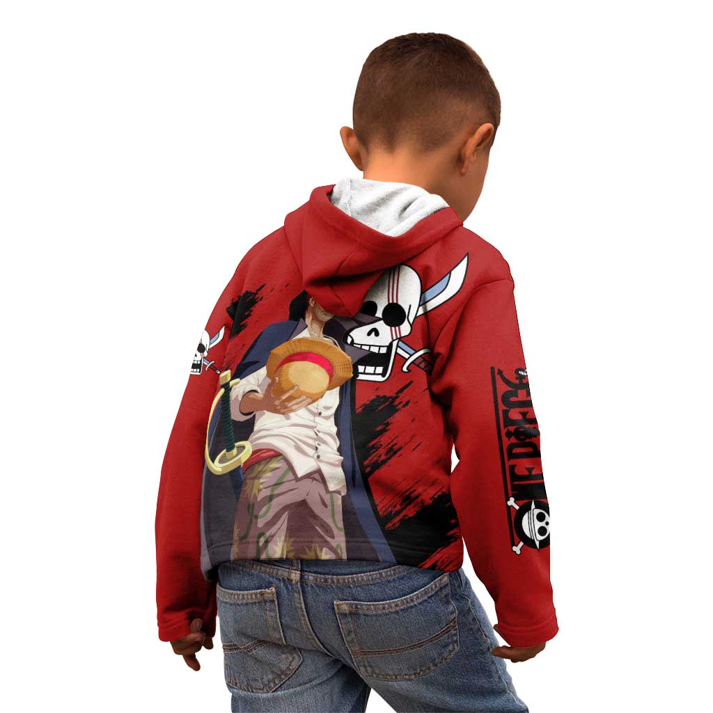 Emperor - Shank - One Piece Kid Hoodie Anime Style