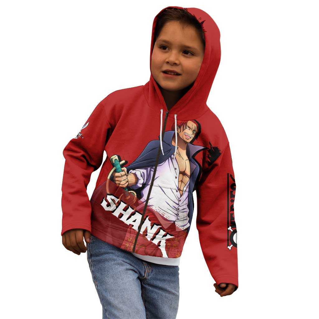 Emperor - Shank - One Piece Kid Hoodie Anime Style