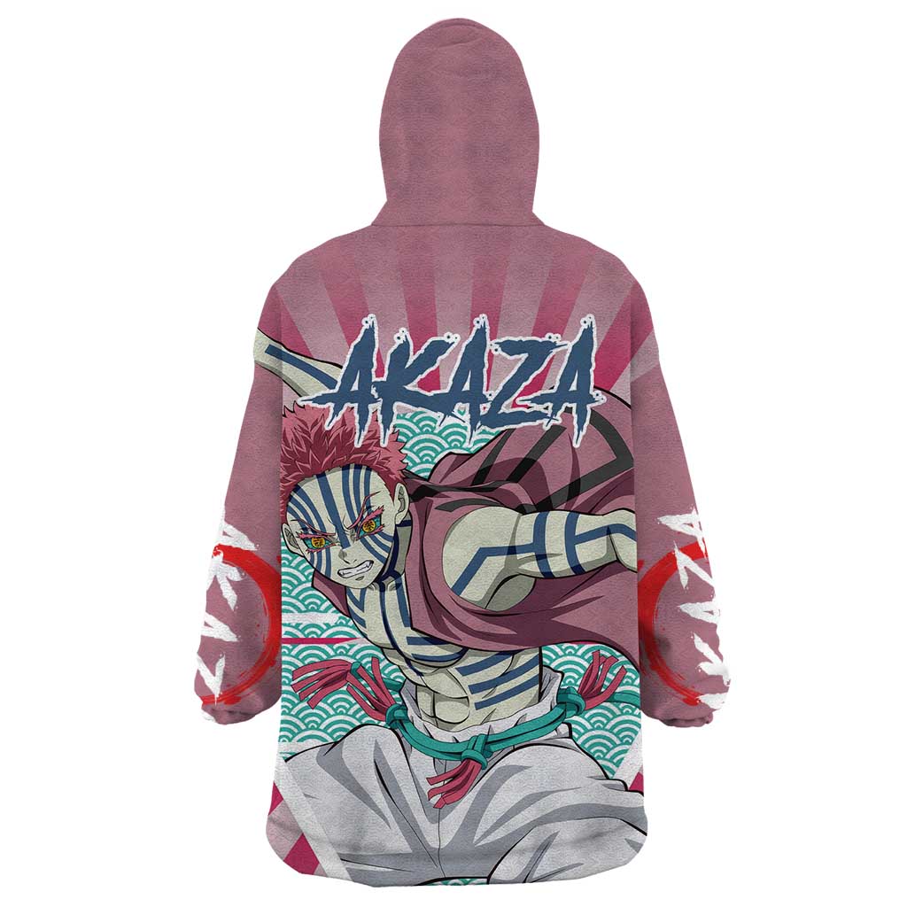 Akaza - Demon Slayer Wearable Blanket Hoodie Anime Style