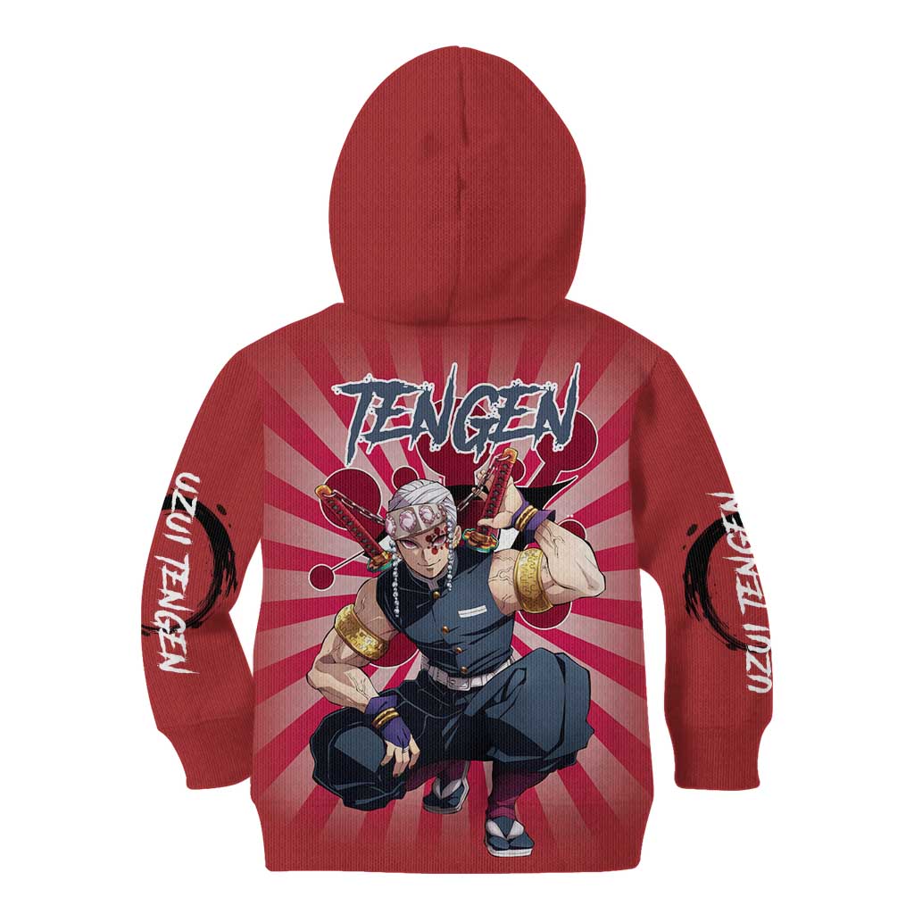 Tengen Uzui - Demon Slayer Kid Hoodie Anime Style