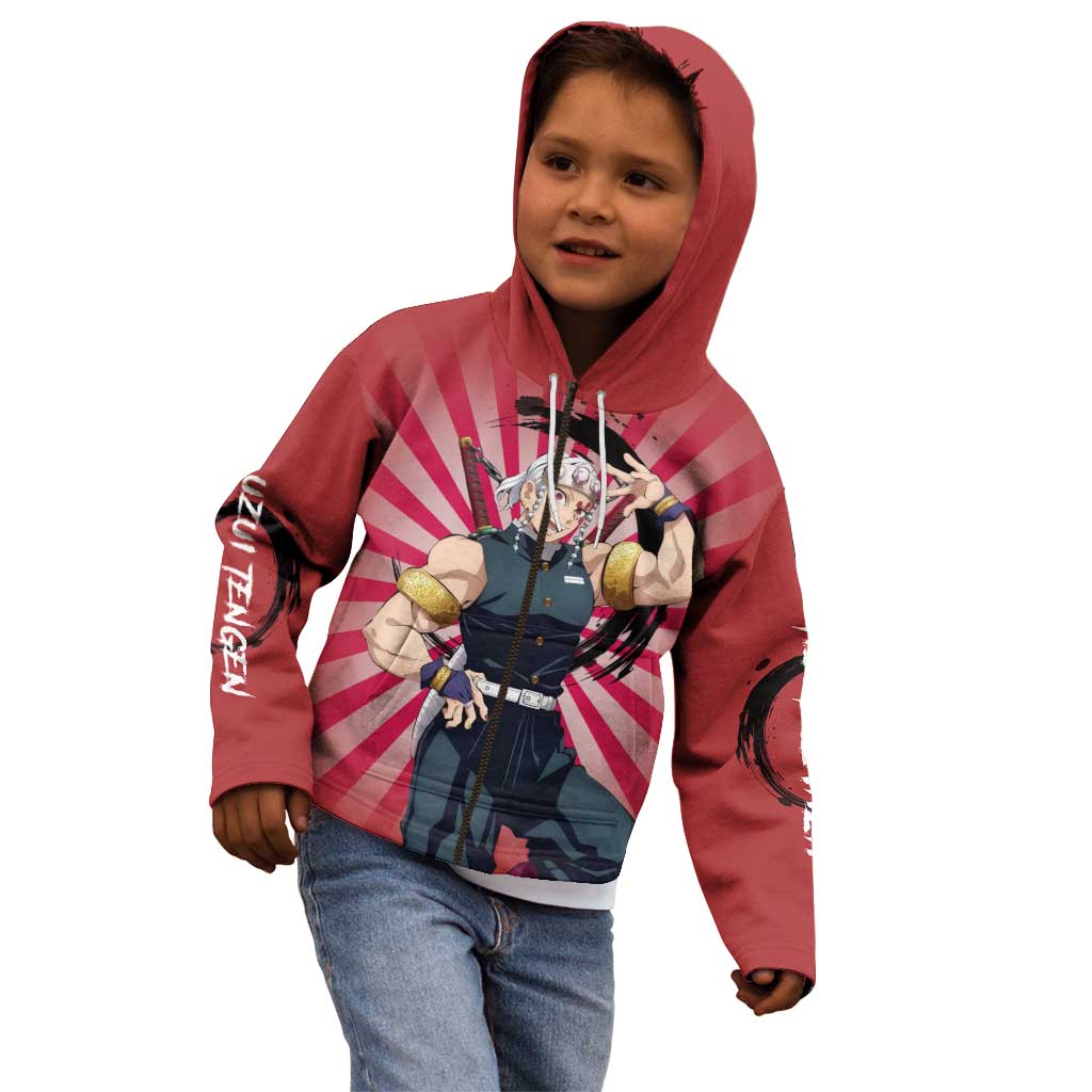 Tengen Uzui - Demon Slayer Kid Hoodie Anime Style
