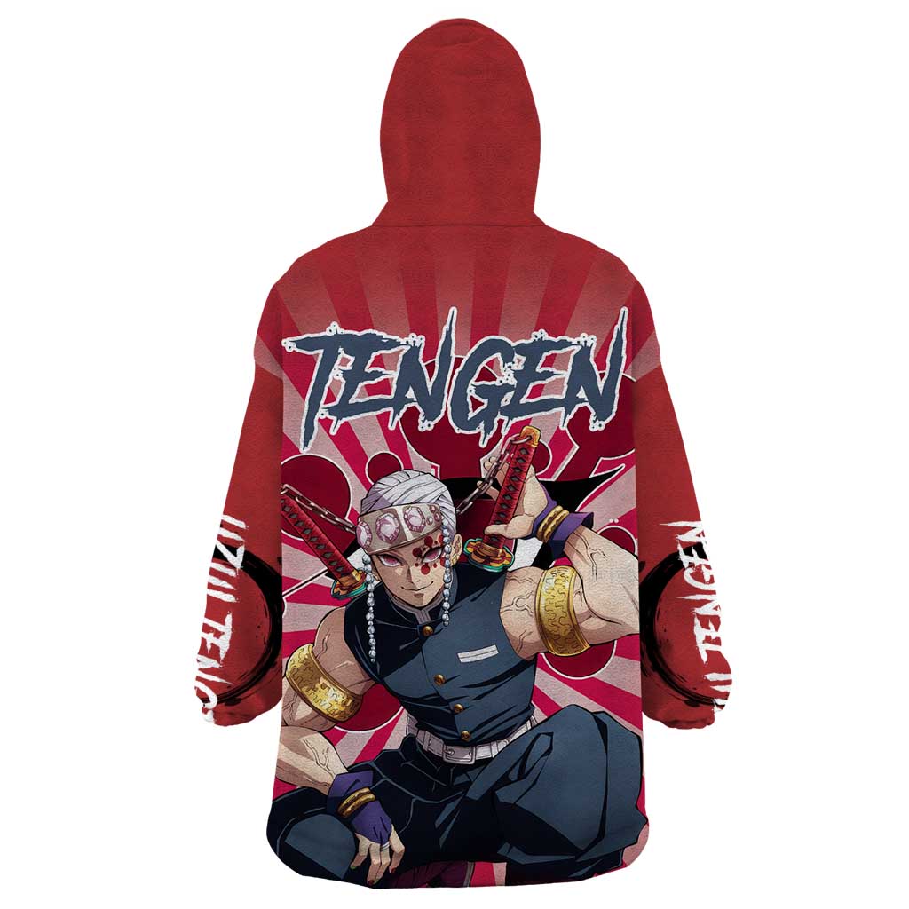 Tengen Uzui - Demon Slayer Wearable Blanket Hoodie Anime Style