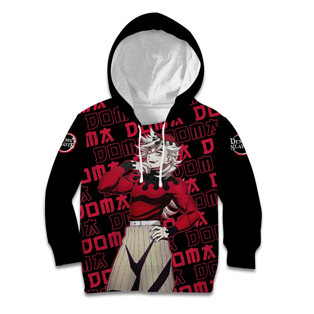 Doma - Demon Slayer Kid Hoodie Anime Mix Pattern Style