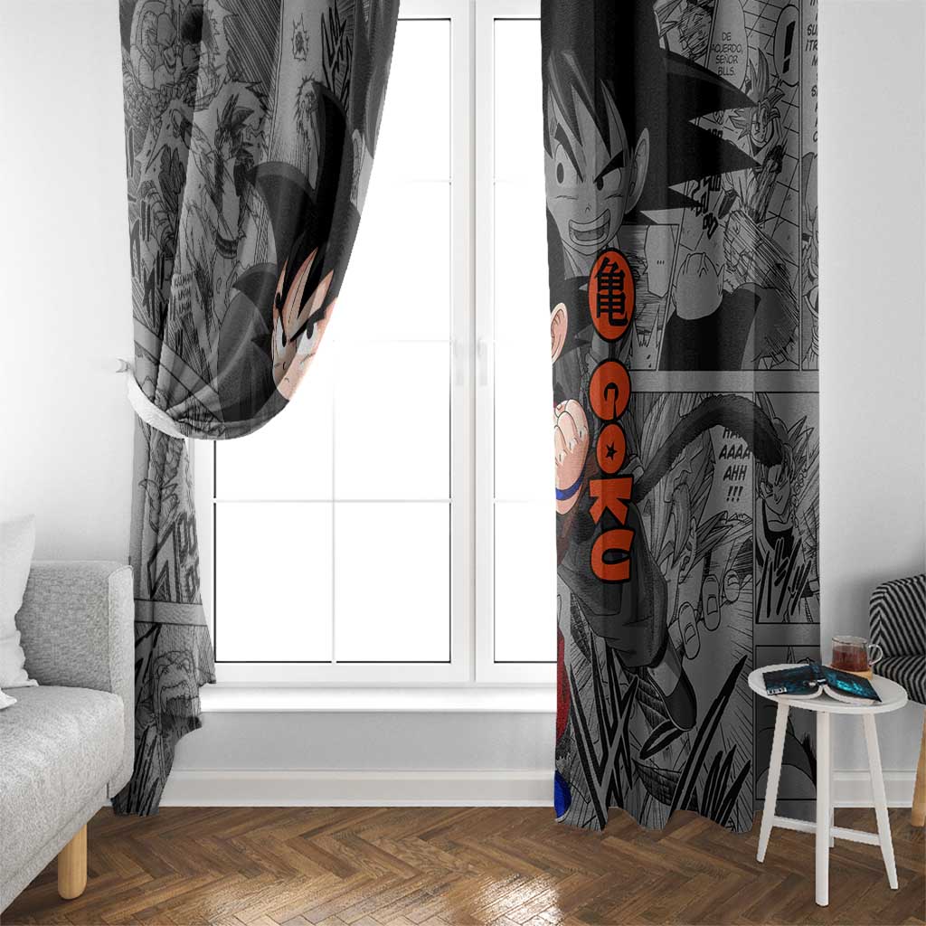 Goku Kid - Dragon Ball Window Curtain Anime Mix Manga Style