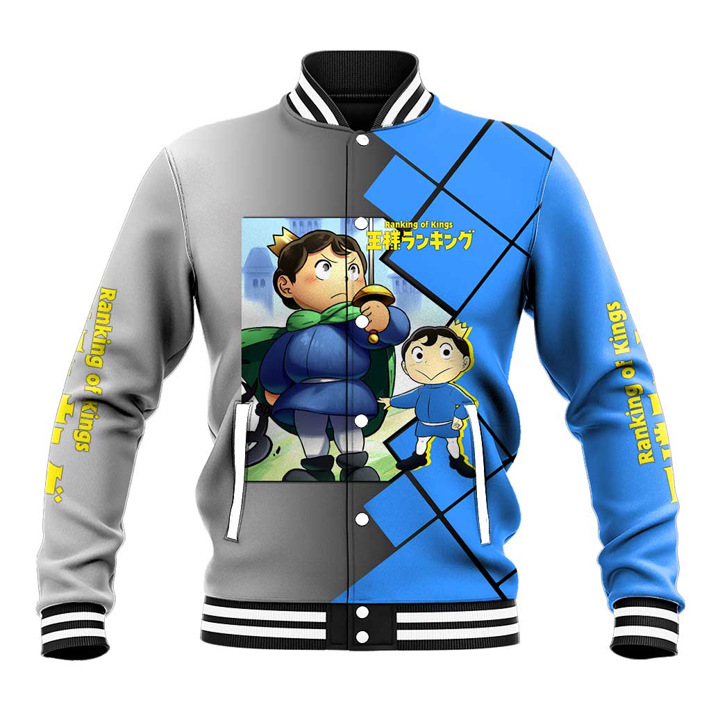 Boji San Ranking of Kings Baseball Jacket with Brave Hero Pose and Courageous Adventure Design - The Mazicc