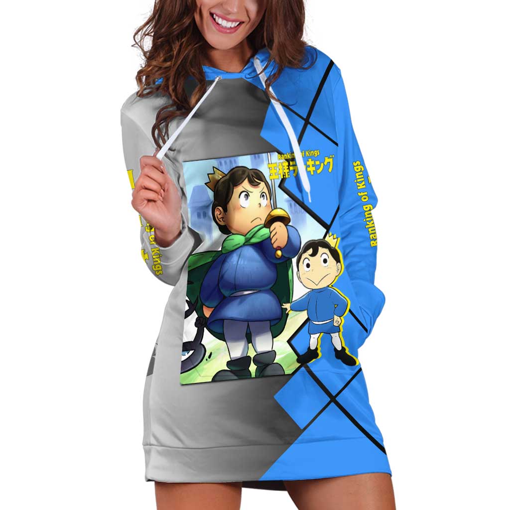 Boji San Ranking of Kings Hoodie Dress with Brave Hero Pose and Courageous Adventure Design - The Mazicc
