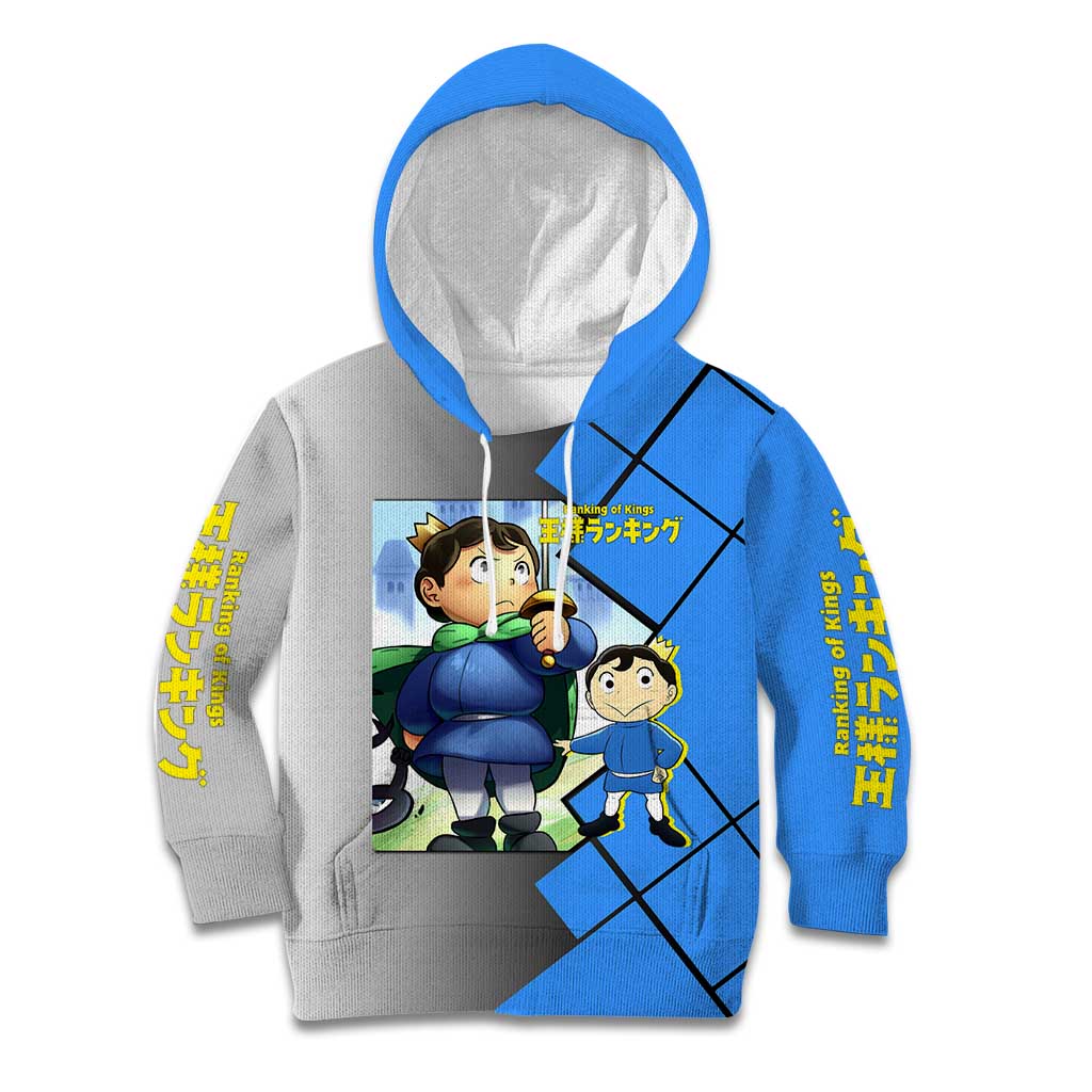 Boji San Ranking of Kings Kid Hoodie with Brave Hero Pose and Courageous Adventure Design - The Mazicc