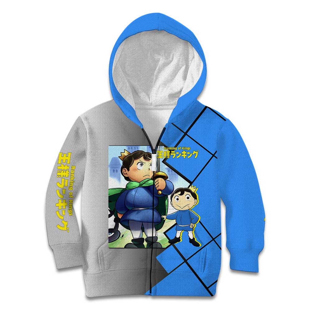 Boji San Ranking of Kings Kid Hoodie with Brave Hero Pose and Courageous Adventure Design - The Mazicc